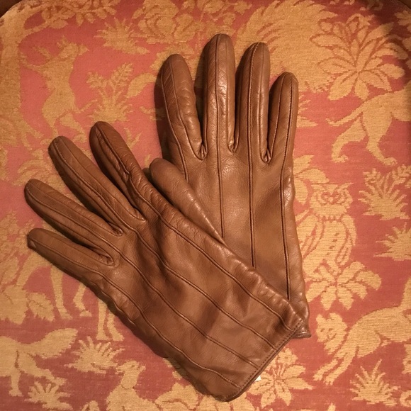 Pusateri Accessories - Pusateri Cashmere Lined Leather Gloves